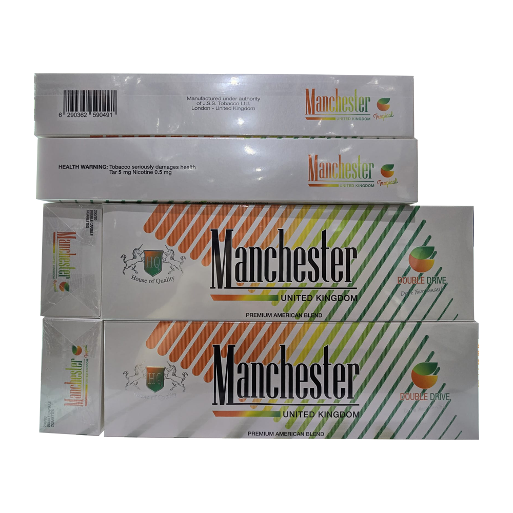 MANCHESTER DOUBLE DRIVE TROPICAL MINT RC KS HARD PACK   