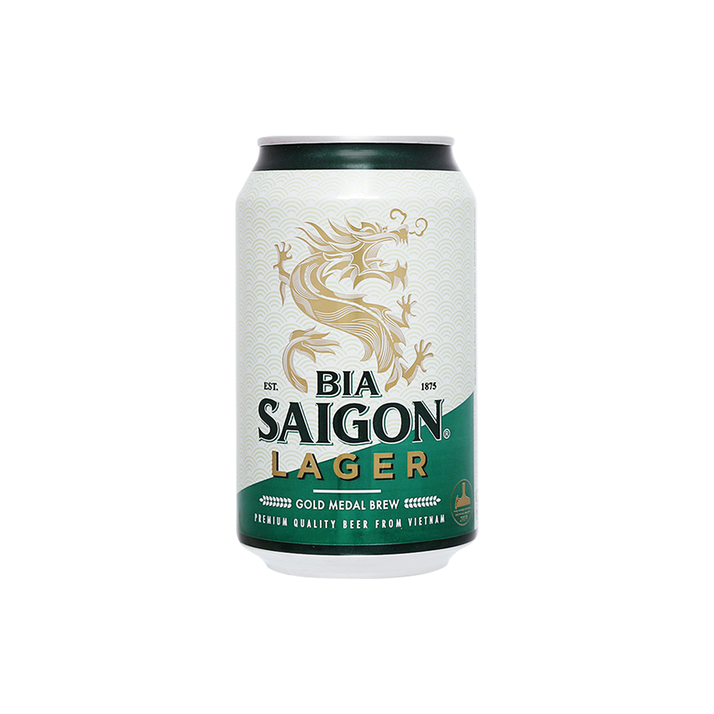 BIA SAIGON LAGER BEER (CAN) - 330ML