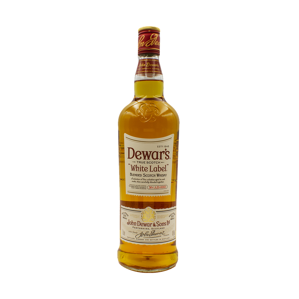 DEWARS WHITE LABEL BLENDED SCOTCH WHISKY (LTR)