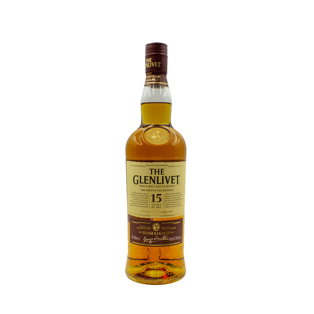 GLENLIVET SINGLE MALT WHISKY 15 YRS