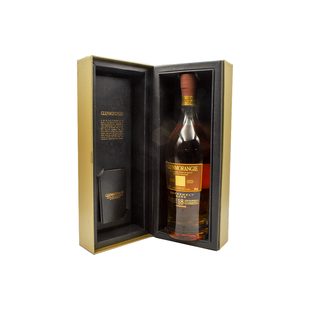 GLENMORANGIE SINGLE MALT WHISKY 18 YRS