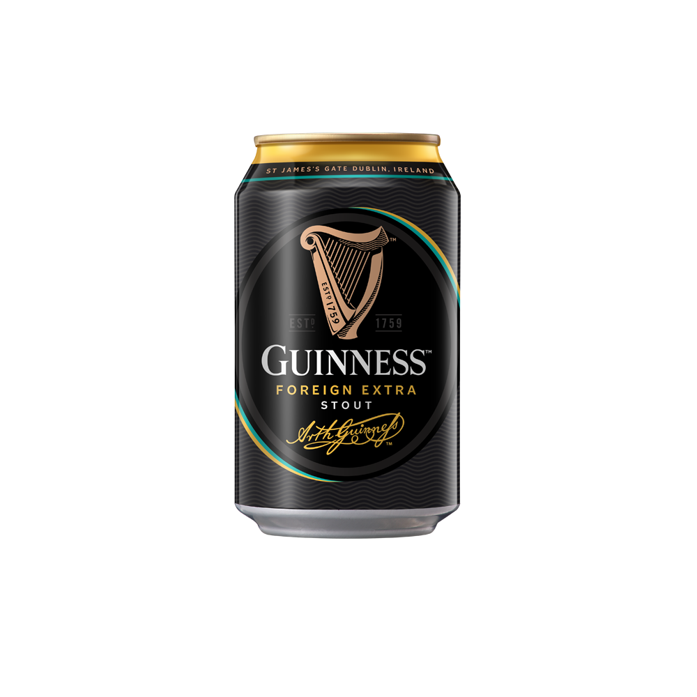 GUINNESS STOUT BEER (CAN) - 320ML