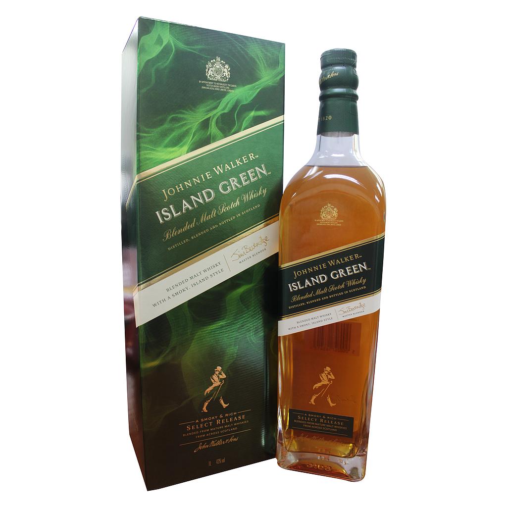 JOHNNIE WALKER GREEN LABEL BLENDED SCOTCH WHISKY (LTR)