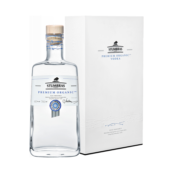 STUMBRAS PREMIUM ORGANIC VODKA W GIFTBOX