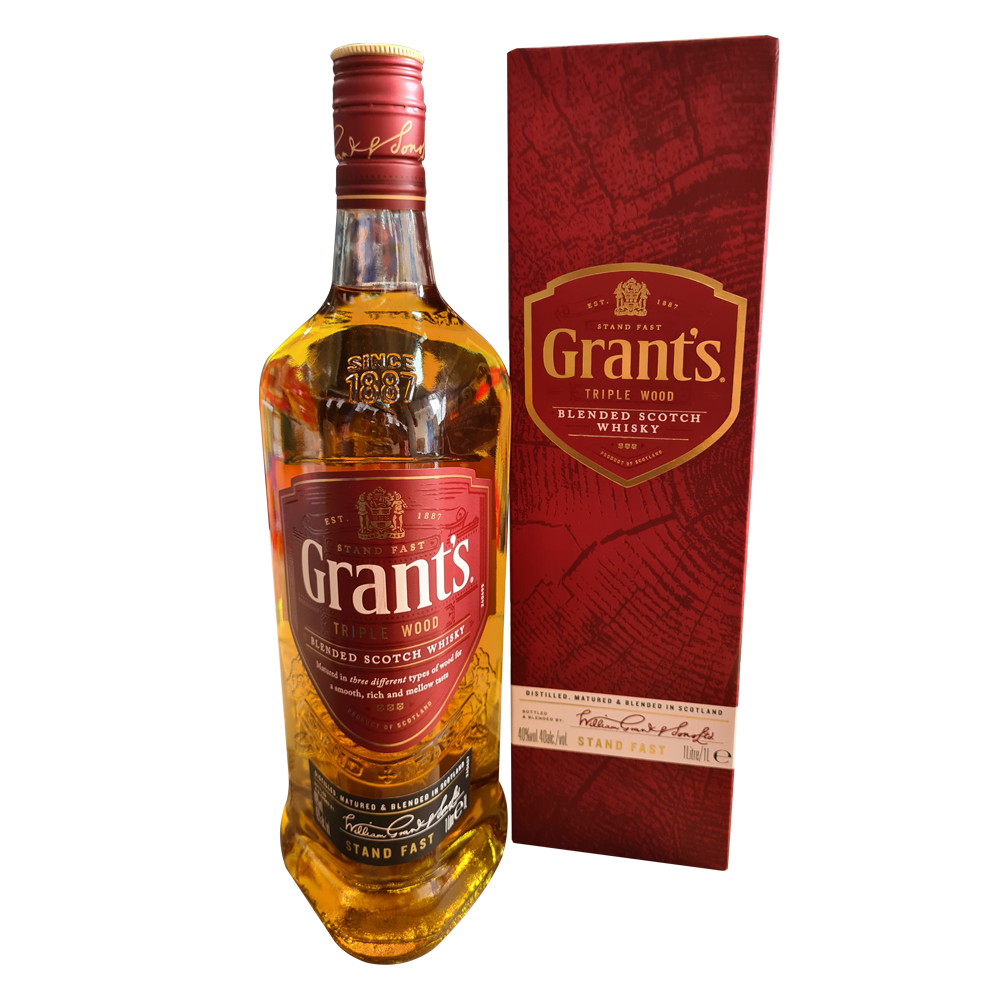 GRANT'S TRIPLE WOOD SCOTCH WHISKY (LTR)