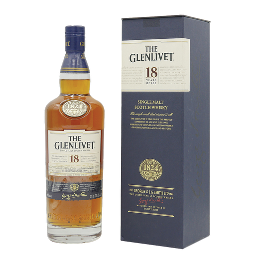 [GLV18-70] GLENLIVET SINGLE MALT WHISKY 18 YRS
