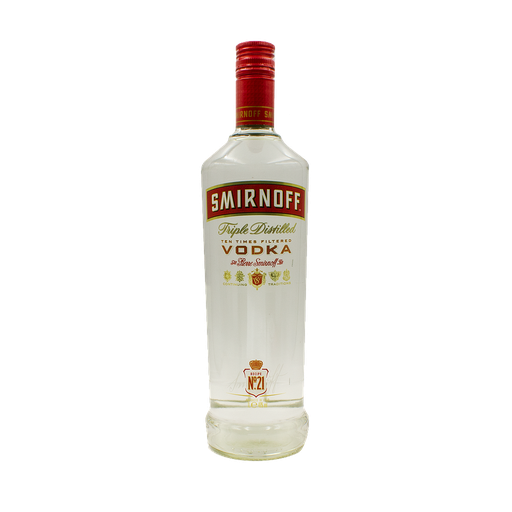 [SMFR-100] SMIRNOFF RED VODKA (LTR)