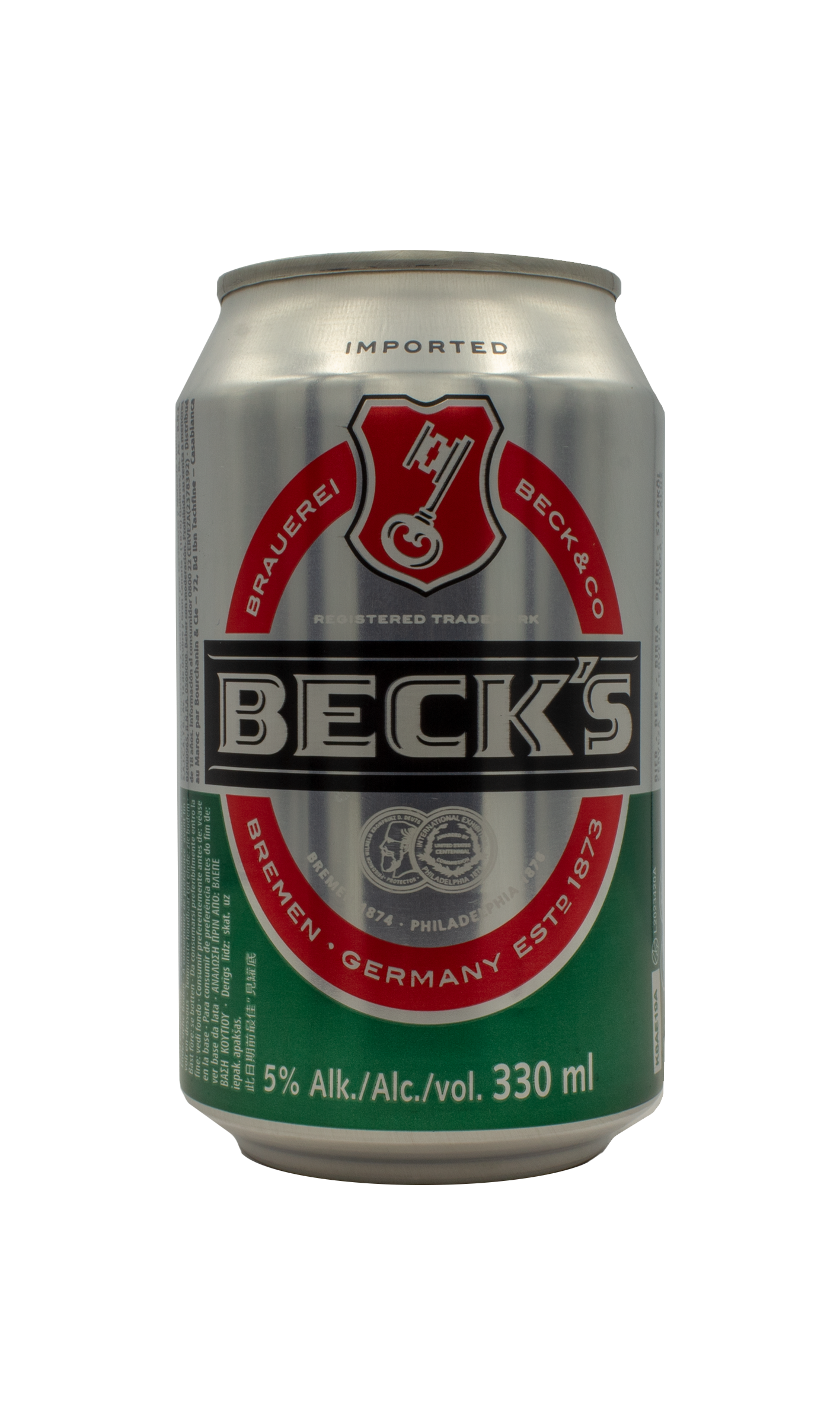 BECK'S LAGER BEER (CAN)