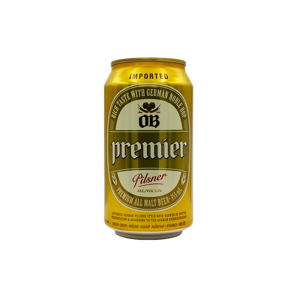 OB PREMIUM PILSNER BEER (CAN)