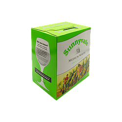 SUNNYVALE MEDIUM DRY WHITE CASK WINE (4 LTR)